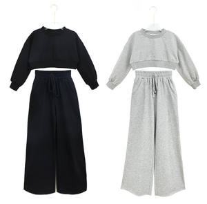 Vêtements pour enfants, filles, adolescents, mode automne, ensemble de survêtement européen, sweat-shirt, pantalon de survêtement, style hip-hop - Product Image 6