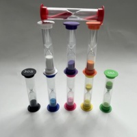 Enfants jouet outil de bricolage petit 10s 30S 60s 1 minutes 5 minutes 30 minutes horloge de sable verre plastique sablier