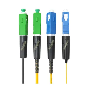 ESC925T SC Fiber Optic Fast Connector Used for 0.9mm 2.0mm 3.0mm Round Cable and 2.0*3.0mm Flat Drop Cable
