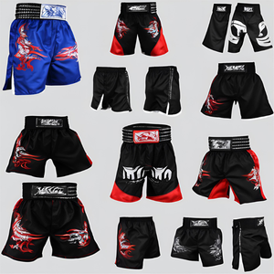 Pantalones Cortos de Kick Boxing / <span class=keywords><strong>Muay</strong></span> <span class=keywords><strong>Thai</strong></span> con Diseño Personalizado, Pantalones Cortos de Lucha, Pantalones Cortos de <span class=keywords><strong>Muay</strong></span> <span class=keywords><strong>Thai</strong></span> - Product Image 2