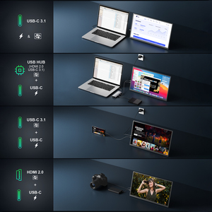 Giá Rẻ Giá xách tay màn hình 18.5 "màn hình 1080P hiển thị cho máy tính xách tay điện thoại bên ngoài thứ hai màn hình hiển thị - Product Image 4