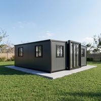 Maison conteneur pliable de 20 pieds, moderne, à prix réduit, étanche, résistante au vent, modulaire, pour bureau ou abri de jardin
