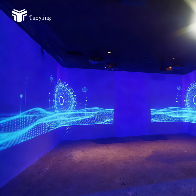 Portable Holographic Interactive Wall Projection System with for WUXGA Resolution