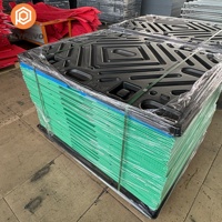 Caisse palette pliable personnalisée avec impression couleur, épaisseur de paroi 10 mm, charge dynamique 300 kg, charge statique 500 kg, caisse de retour en vrac