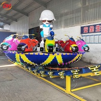 Manège d'extérieur Liangzi Action, nouveau modèle breveté, type 'Moon Flying Car' et 'Motorcycle Theme Disc O Ride', 15KW pour utilisation à long terme
