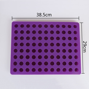 Sans BPA bricolage fait <span class=keywords><strong>à</strong></span> la main antiadhésif 88 cavités petit cylindre Mini moules <span class=keywords><strong>à</strong></span> savon Silicone moules <span class=keywords><strong>à</strong></span> <span class=keywords><strong>glaçons</strong></span> et <span class=keywords><strong>à</strong></span> bonbons - Product Image 5