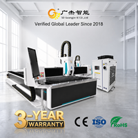 Mesin Pemotong Laser Fiber Meja Tukar Mklaser untuk Logam AI Cypcut Rel Pemandu Hiwin 3kW/6kW/12kW IPG Raycus Max Laser