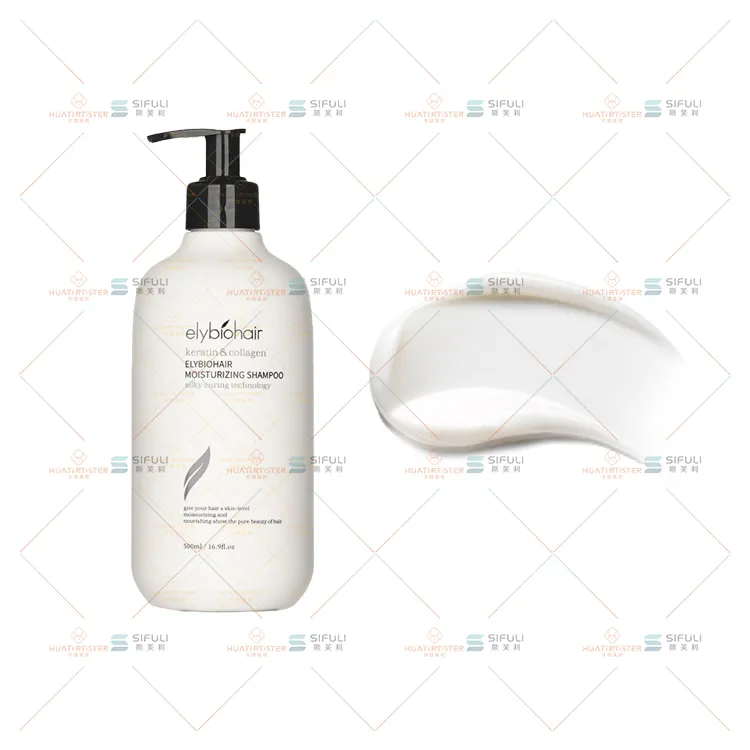 Huati Sifuli elybiohair 500ml arricciatura biologica cura dei capelli naturale cheratina collagene shampoo e balsamo crema per capelli