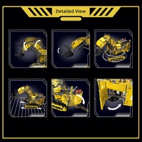 Mould King 17070, Serie Ingeniería, Excavadora Pesada RC, Bloques de Construcción, Vehículo de Construcción Grande de Alta Dificultad para Aficionados