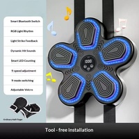 Machine de boxe électronique musicale intelligente Cross-border Petal, cible murale de combat à domicile, entraîneur de boxe pour enfants, cible de boxe Petal