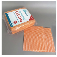 Rouleau de chiffons non tissés OEM en gros, sans peluches, gaufrés ondulés, pour essuyage à sec, absorbants l'huile, pour comptoirs de restaurant, direct usine