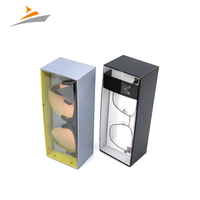 Boîte de rangement pour lunettes en papier écologique recyclable personnalisée, boîte rigide en papier pour lunettes de soleil et lunettes de vue avec logo imprimé