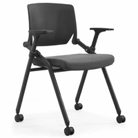 Table de formation pliante de groupe de classe intelligente d'épissure mobile chaise pliante combinaison chaise pliante bureau