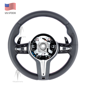 Volante in Pelle Completo per <span class=keywords><strong>BMW</strong></span> F30 F31 F32 F34 F10 F18 F07 F20 F22 F23 F15 F16 F25 F26 F91 F92 F48 F49 X3M X4M X5M X6M X7M - Product Image 1