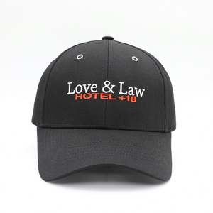 Meidiney BSCI Manufacture Custom 6 Panel <b>Mens</b> Plain <b>Black</b> Embroidery Logo Baseball <b>Caps</b> - Product Image 2