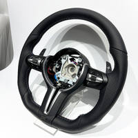 Volant personnalisé en cuir pleine fleur et fibre de carbone pour BMW E46 F1 F30 F50 F31 F35 E90 E92 E45 Volant en fibre de carbone