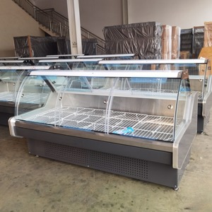 Réfrigérateur Équipement de boucherie Affichage de boucherie à température unique Réfrigérateur direct et refroidissement par air Deli Vitrine alimentaire Refroidisseur - Product Image 1