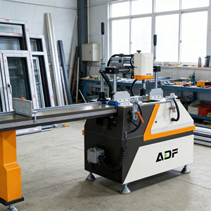 Fraiseuse à <span class=keywords><strong>broche</strong></span> contrôlée par PLC haute vitesse avec fonction de copie et de verrouillage des trous/fentes pour le traitement des fenêtres/portes en PVC/UPVC/aluminium - Product Image 3