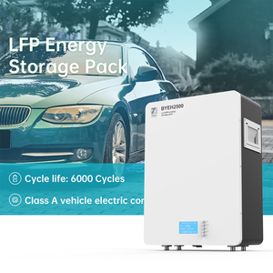 Beny 51.2V <span class=keywords><strong>Batterie</strong></span> solaire longue durée Lithium Fer Phosphate 48V 50Ah 100Ah 2,5 Kwh 5Kwh <span class=keywords><strong>Batterie</strong></span> de stockage d'énergie murale - Product Image 2