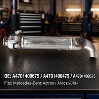 Pendingin EGR untuk Mercedes-Benz Actros / Arocs  OE A4701400575 / A4701400475  A4701400675