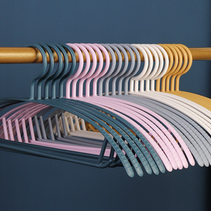Cintres en plastique à épaules larges, sans traces, pour vêtements, pantalons, cravates, usage domestique, dortoir étudiant, séchoir de balcon - Product Image 1