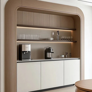 Buffet mural en bois massif pour cuisine et salle à manger, design moderne et traditionnel, modulaire, multifonctionnel, meubles écologiques pour la <span class=keywords><strong>maison</strong></span> - Product Image 1