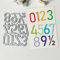 Matrices de découpe en métal AAGU pour scrapbooking, album en relief, artisanat, numéros, modèles de matrices de découpe en métal pour scrapbooking, artisanat, cartes DIY