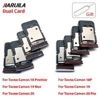 Vente en gros de plateau de carte sim pour Tecno Camon 16 17 17P 19 20 20Pro18 Premier 18 P 19 Neo plateau de mémoire pièces de rechange de téléphone précises et durables
