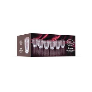 Set di 6 Bicchieri ROMA da 325ml Trasparenti - Product Image 3