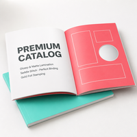 Service d'impression de brochures et de catalogues A5 personnalisés à bas prix avec logo d'entreprise Jiangsu, sur papier offset couché kraft