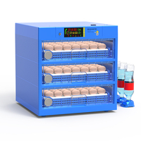 Incubateur d'œufs de volaille bleu double puissance 192, machine à couver pour poulet, canard, oie, caille, pigeon, oiseaux