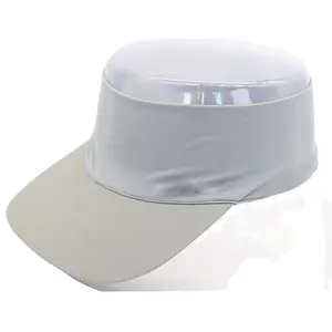 2024 nuova moda protezione UV trasparente visiera in PVC trasparente visiera parasole Logo personalizzato