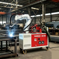 Robot de Soldadura Colaborativo de 6 Ejes Controlado por PLC, Cobot de Soldadura Industrial de Alta Precisión