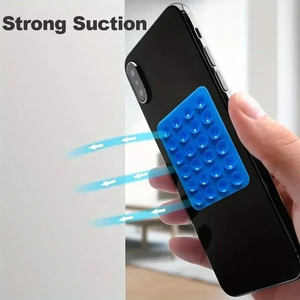 Support de téléphone mural en silicone à ventouse double face, 24 ventouses puissantes, personnalisable avec logo, utilisation multi-surfaces, vente en gros - Product Image 4