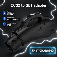 Adaptateur EV 300A DC CCS2 vers GBT, Prise CCS2, Connecteur Euro International, Convertisseur de Chargeur de Véhicule Électrique GBT