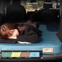 Nouveau matelas de voiture gonflable rapide 90s 2026 - Pompe électrique rechargeable USB pour camping instantané