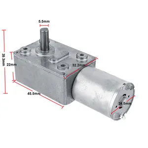 Motor da caixa de engrenagem para máquinas de venda, motor da caixa de velocidades da redução da minhoca alta toque dc 6v 12 v 12 volt 24v 32mm para máquinas de venda, 370