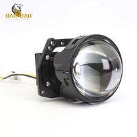 BB2448 Super Bright 55w 6500k 3 pouces Bi Led Projector Lens Phares de voiture avec lentille de projecteur à faisceau haut et bas à LED