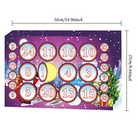 Kit de Slime en Argile à Séchage à l'Air Coloré pour Enfants, 24 Pièces, Meilleur Jouet pour Enfants, Boîte Mystère DIY, Calendrier de l'Avent Rempli de Slime, 12 Couleurs, Modélisation Éducative