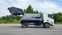 Camion à ordures compacteur 10-14 m³, 100 % électrique, zéro émission, pour la collecte des déchets municipaux
