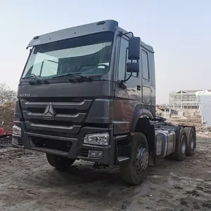 Sinotruk Usado trator howo 6x4 Tractor 375hp china baixo preço trator caminhão para venda