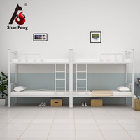 Lits de dortoir modernes Shanfeng, meubles doubles en métal et bois de haute qualité pour appartement et chambre à coucher