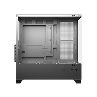 Boîtier Gamer Mid-Tower Haute Performance avec Panneau Latéral en Acier Aqua View, Prise en Charge M-ATX/Mini-ITX, USB3.0/Type-C pour Ordinateurs de Jeu