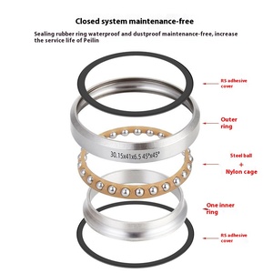 TOOPRE 41/41.8/47/49/51/52mm bol ensemble VTT Pelin roulement accessoires de réparation pour vélos casque roulement - Product Image 3