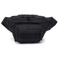 Sac banane tactique multifonctionnel personnalisé en polyester camouflage avec fermeture éclair, 20L, étanche, unisexe, forme oreiller, pour activités de plein air