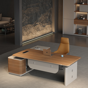 Luxury Musen 1.8m L-Shape Convertible Modular Executive <strong>Office</strong> Desk Dual Motor Height Adjustable MDF Wooden Panel <strong>Drawer</strong> Modern - Product Image 3