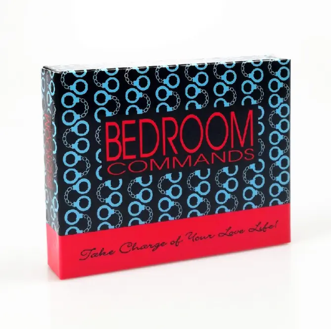 Commandes de chambre à coucher de cartes sexuelles Commande de chambre à coucher Jeu de cartes adulte Carte amusante Produits sexuels pour couple
