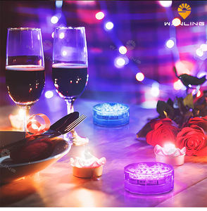 Lumières <span class=keywords><strong>LED</strong></span> Submersibles Télécommandées, Lumière Multicolore RVB Changeante Étanche pour Piscine, Base de Vase, Spa, <span class=keywords><strong>Aquarium</strong></span>, Bain à Remous - Product Image 6