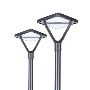 Remote surya UFO taman daya lampu jalan tiang 20w 30w lampu jalan taman surya