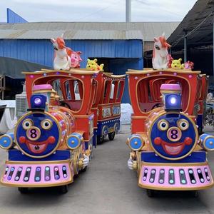 <span class=keywords><strong>Tren</strong></span> Eléctrico Pequeño <span class=keywords><strong>de</strong></span> Litio para Pasajeros, para Paseos Turísticos, <span class=keywords><strong>de</strong></span> Diversión, sin Rieles - Product Image 1